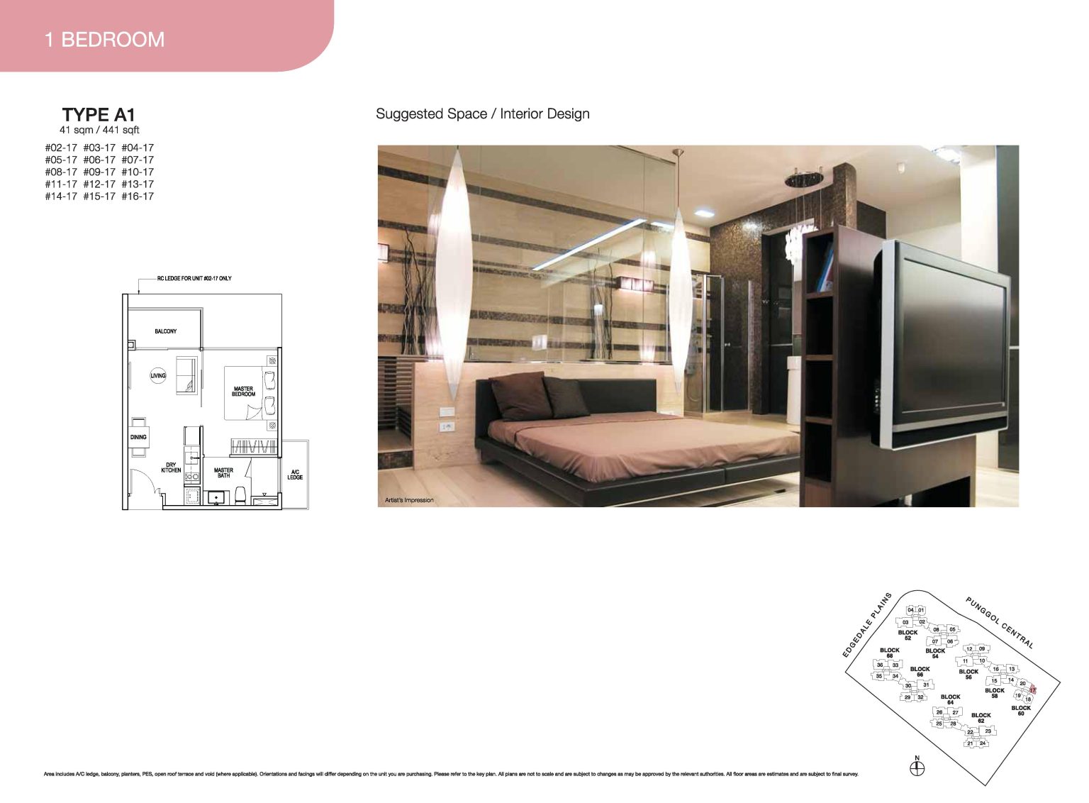 River Isles 1 Bedroom Floor Plan 1